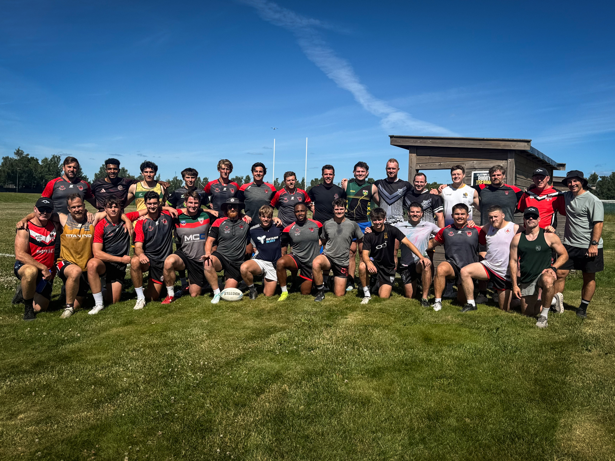 Canada Wolverines squad training at Vigernesjordet, Lillestrøm